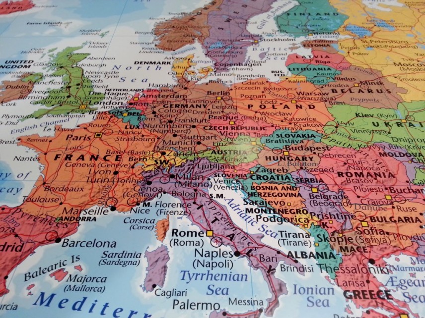 Europakarta Colors - Kartkungen