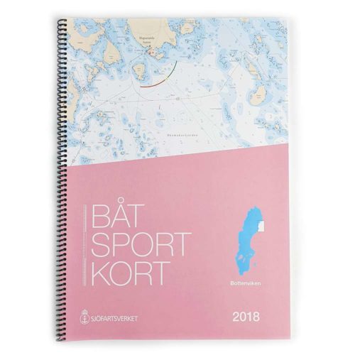 Båtsportkort Sjöfartsverket Bottenviken Framsida Haparanda-Sikeå Kartkungen