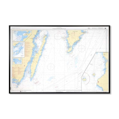 Inramat sjökort-kustkort-71-Utlängan-Öland-Gotland-Södra-INT1203SE71