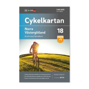 Cykelkarta 18 Norra Västergötland framsida 9789113106243