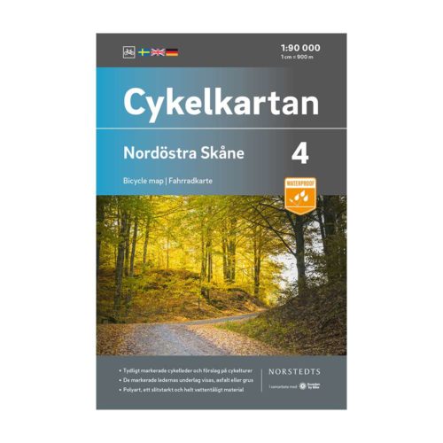 Cykelkarta 4 Nordöstra Skåne bild framsida 9789113106106