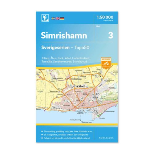 Friluftskarta 3 Simrishamn bild framsida 9789113085661