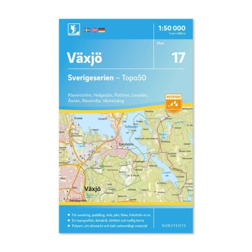Friluftskarta 17 Växjö Sverigeserien 9789113085807