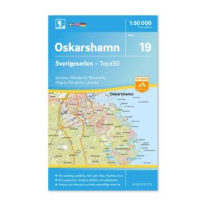 Friluftskarta 19 Oskarshamn Sverigeserien 97891130852821 framsida