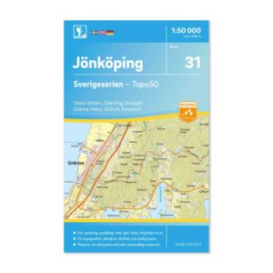 Friluftskarta 31 Jönköping Sverigeserien 9789113085944
