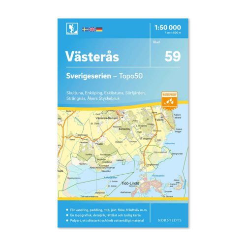 Friluftskarta 59 Västerås 9789113086224