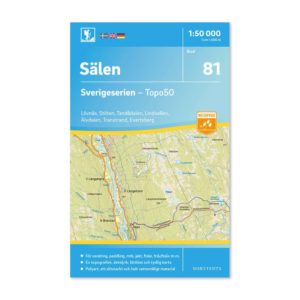 karta vandring 81 Sälen friluftskarta Sverigeserien 9789113086446