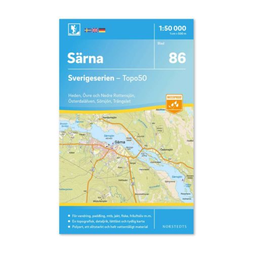 vandringskarta 86 Särna Sverigeserien 150 000 art 9789113086491