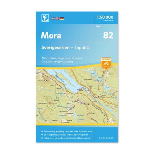 vandringskarta friluftskarta 82 Mora artikel 9789113086453 Sverigeserien 150 000