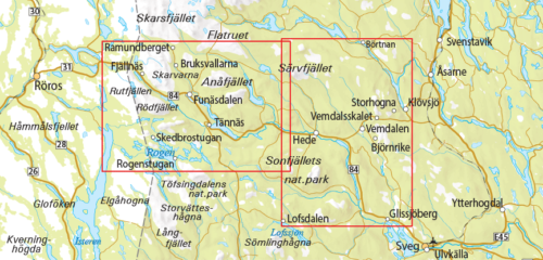 Outdoorkarta 12 Ramundberget-Funäsdalen-Vemdalen 9789113068251