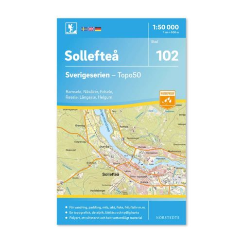 friluftskarta sollefteå sverigeserien 9789113086651 wanderkarte schweden
