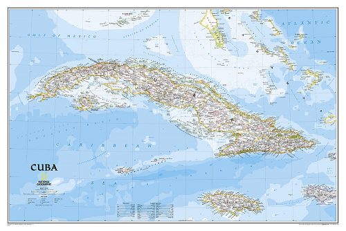 Stor karta över Kuba för nålar 9781597754378