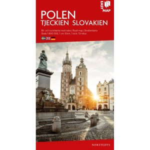 vagkarta-polen-tjeckien-och-slovakien-9789113083438