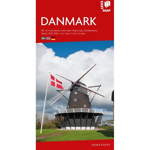 Bil- och turistkarta över Danmark-9789113083230-kartkungen
