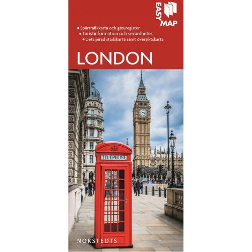 Stads- och turistkarta över London Easymap 9789113076201