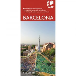 stads-och turistkarta över Barcelona Easymap-9789113076355