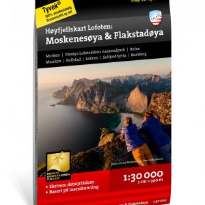 hoyfjellskart-lofoten-moskenesoya-flakstadoya-130-000