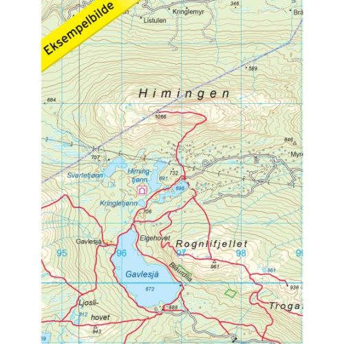 vandringskarta-notodden-norway-nordeca