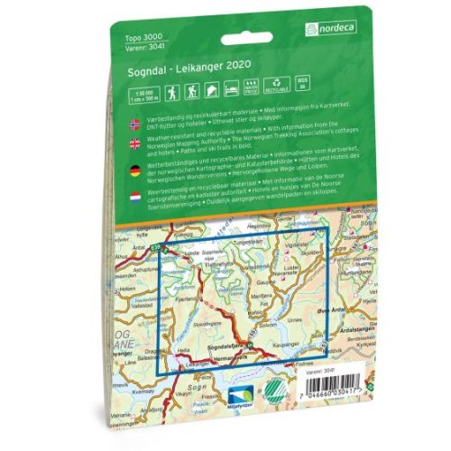 vandringskarta-sogndal-leikanger-nordeca-hiking-map