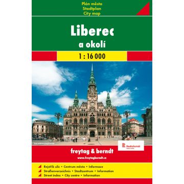 stadskarta-liberec-reichenberg-tjeckien-116-000-freytag-berndt-9788072240906