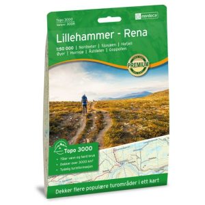 vandringskarta-lillehammer-rena-topo-3000-norway
