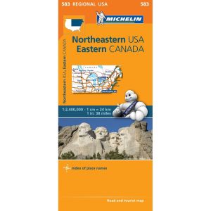 karta-nordostra-usa-583-michelin-9782067184626-front-