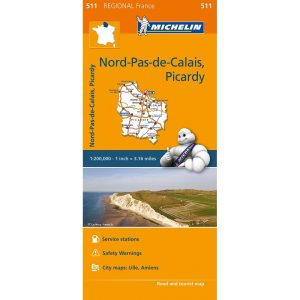 511-nord-Pas-de-Calais-picardy-michelin-9782067209589