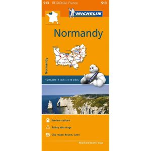 karta-normandie-513-michelin-9782067209657