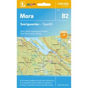 Friluftskarta 82 Mora 1:50 000 Kartförlaget