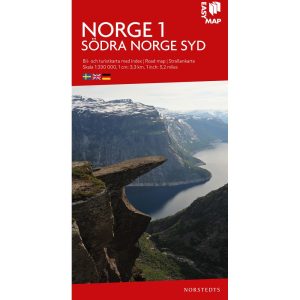 Bil- och turistkarta över del av Norge-9789113083353-1000x1000