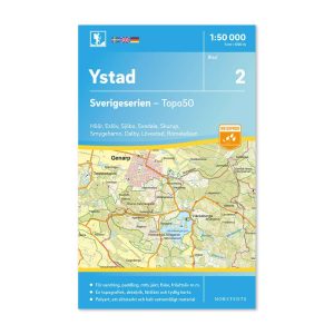 Friluftskarta 2 Ystad bild framsida 9789113085654