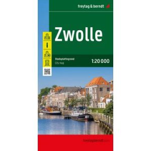 stadskarta-zwolle-nederlanderna-freytag-berndt-9783707921472