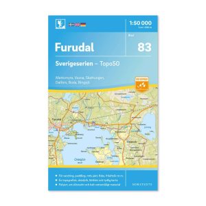 friluftskarta vandringskarta 83 Furudal Sverigeserien 9789113086460 framsida