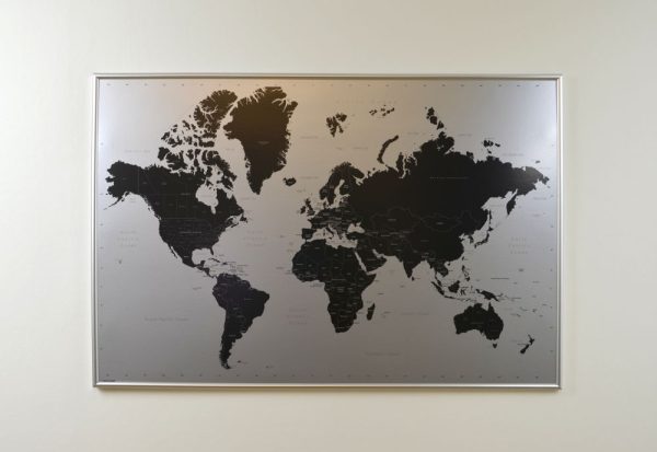 Stor världskarta Modern för nålar - Bild 2