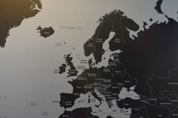 Stor världskarta Modern för nålar - Bild 3