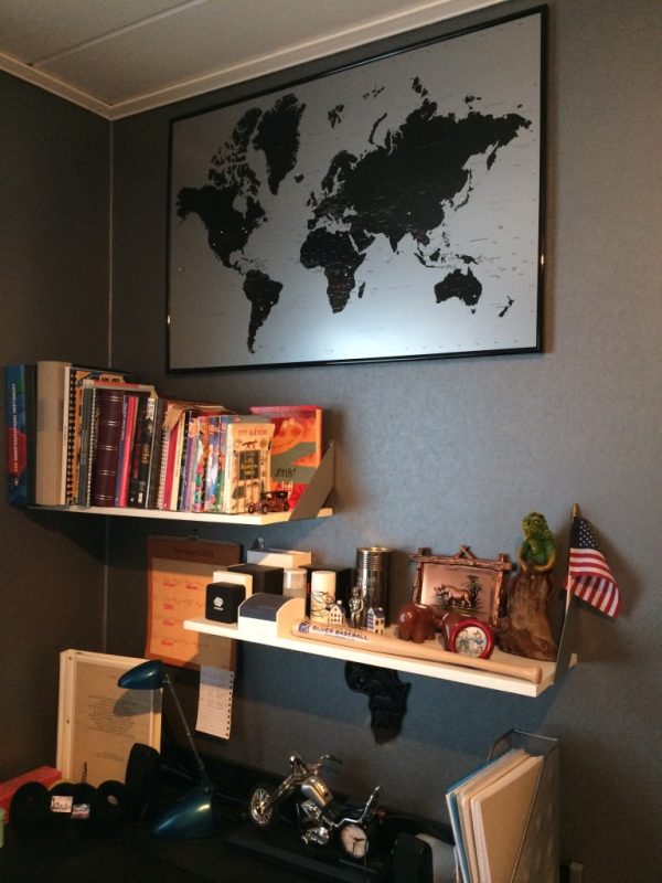 Stor världskarta Modern för nålar - Bild 11