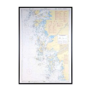 Inramat sjökort 931 över Marstrand, Göteborg, Tistlarna sjökort 931