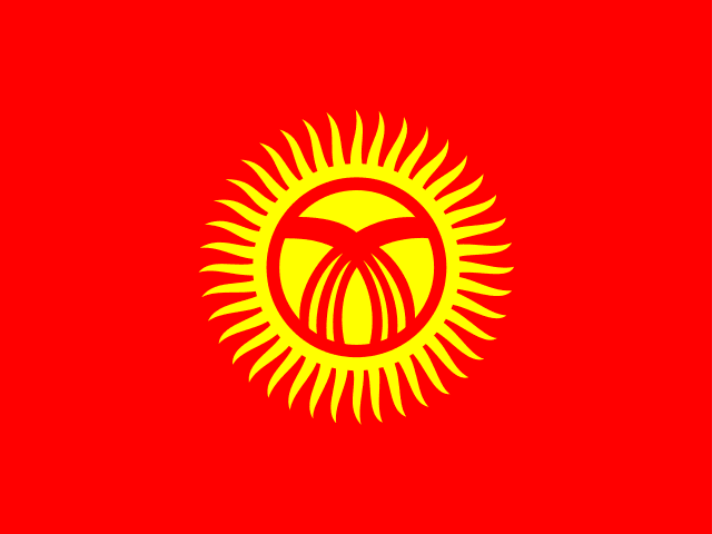 flagga-kirgizistan