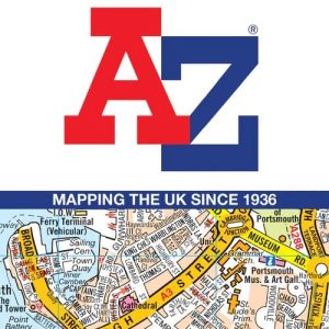 karta-portsmouth-storbritannien-a-z-pocket-street-map